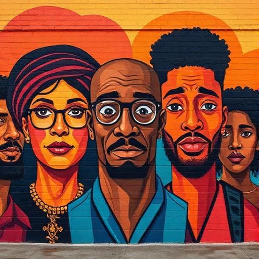 Civic portraits mural concept